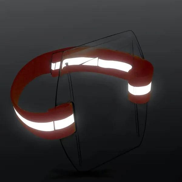 Adjustable Reflective Elastic Armband ID Badge Holder