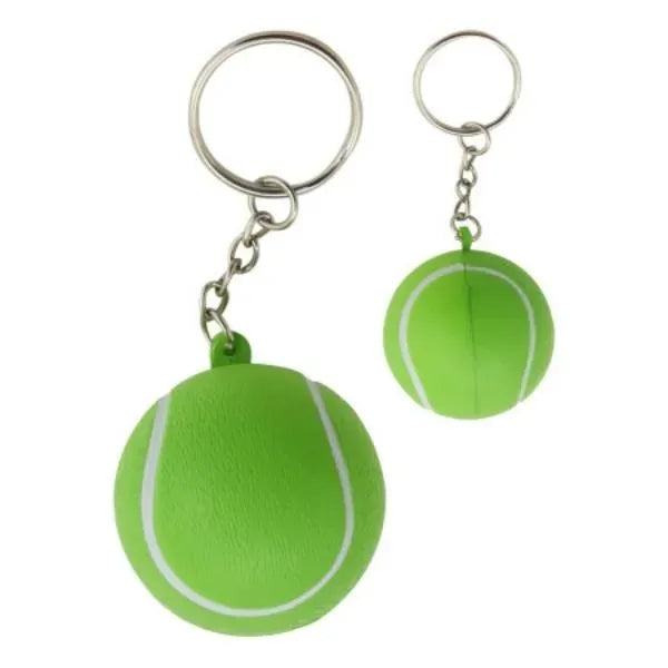 Mini Tennis Stress Reliever Keychain