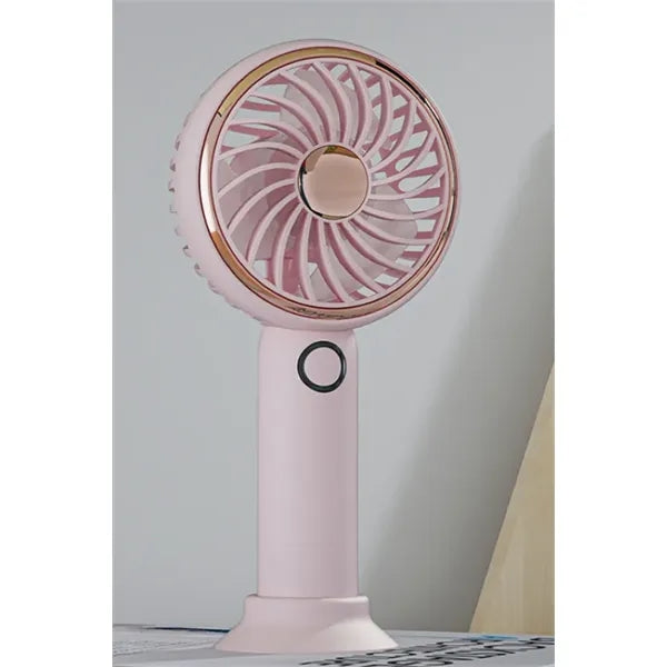 Simple LED and Handheld USB Rechargeable Fan