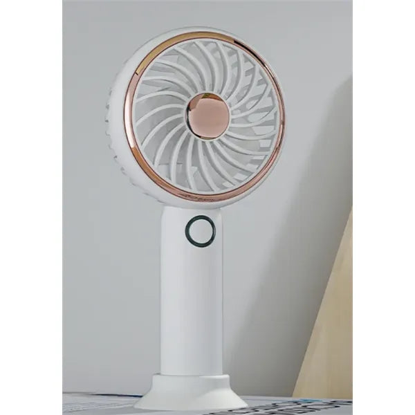 Simple LED and Handheld USB Rechargeable Fan