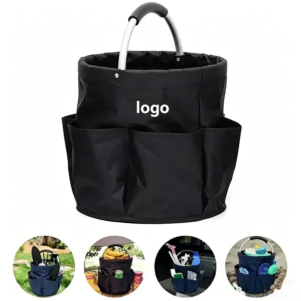 Portable Foldable Picnic Basket, Outdoor Handheld Basket