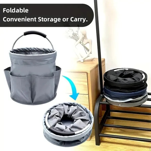 Portable Foldable Picnic Basket, Outdoor Handheld Basket