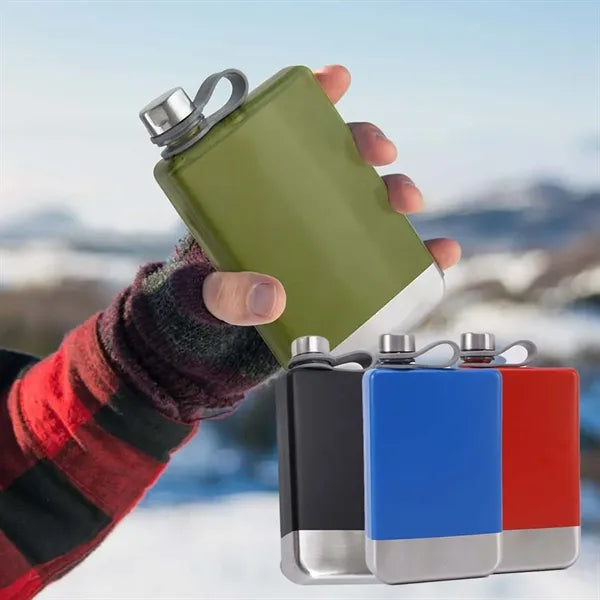 9 oz leakproof hip flask stainless steel for mens gift