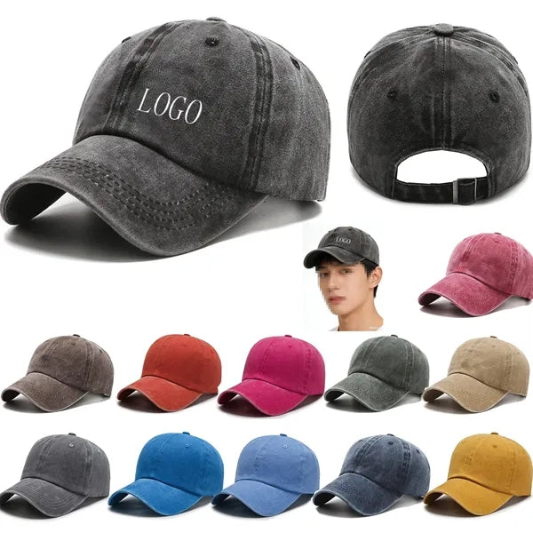 Low Profile Classic Cotton Cap Baseball Adjustable