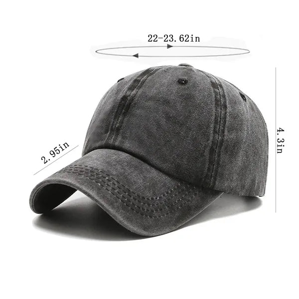 Low Profile Classic Cotton Cap Baseball Adjustable