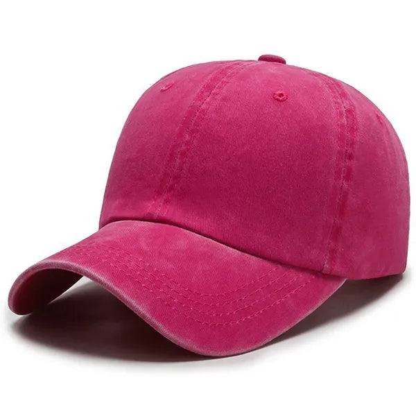 Low Profile Classic Cotton Cap Baseball Adjustable