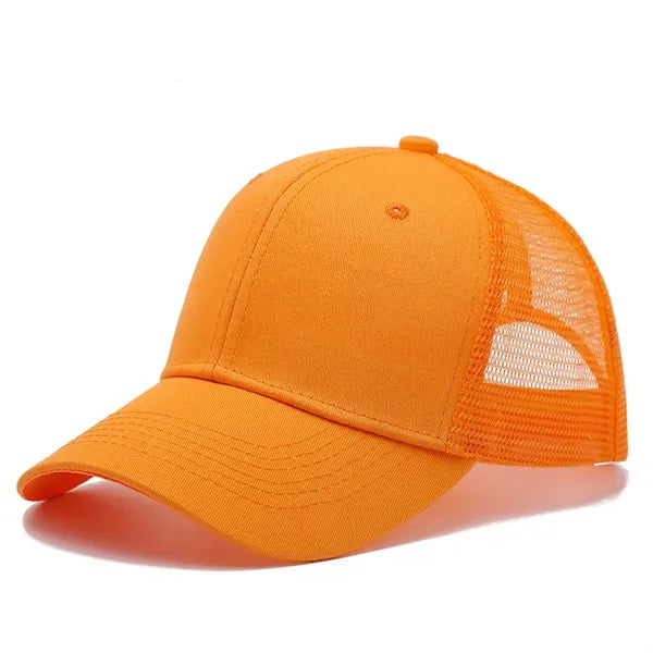 Adjustable Mesh Trucker Hat Structured Baseball Cap
