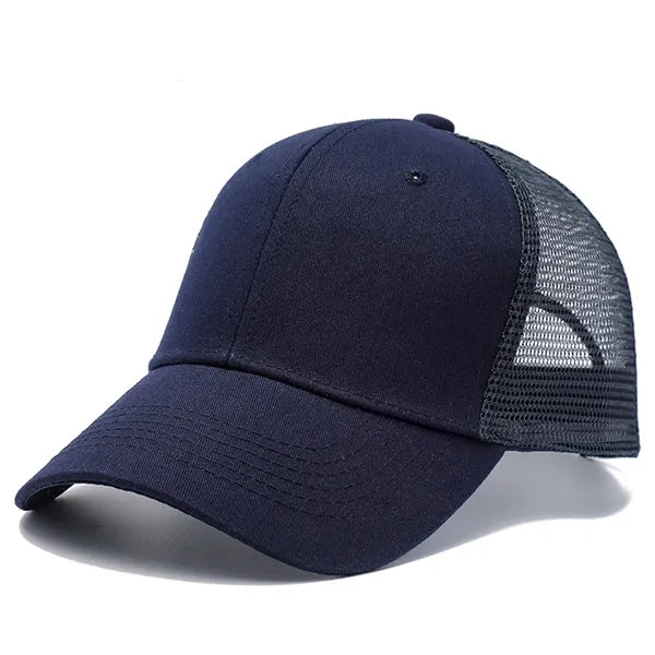 Adjustable Mesh Trucker Hat Structured Baseball Cap