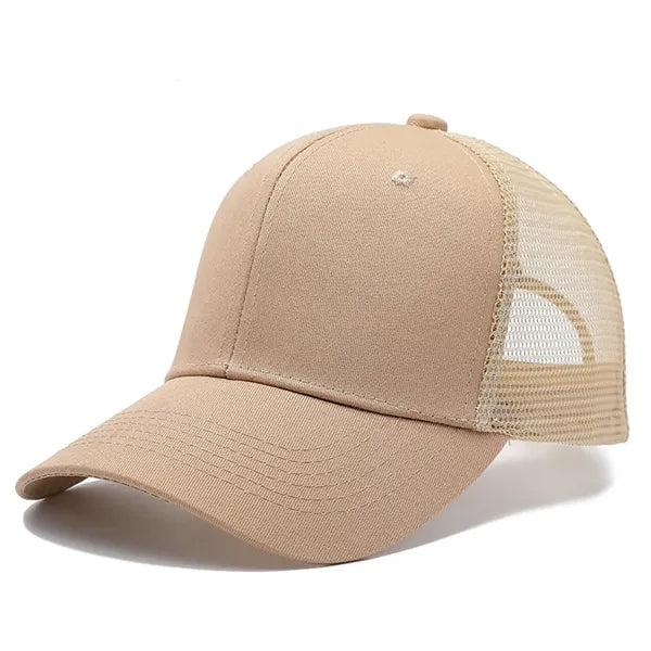 Adjustable Mesh Trucker Hat Structured Baseball Cap