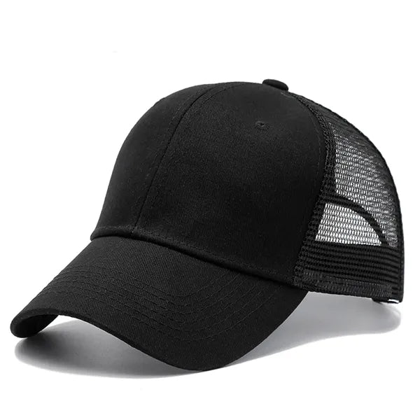Adjustable Mesh Trucker Hat Structured Baseball Cap