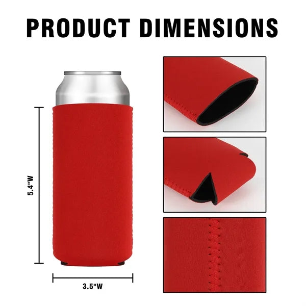 Collapsible Neoprene Slim Can Cooler