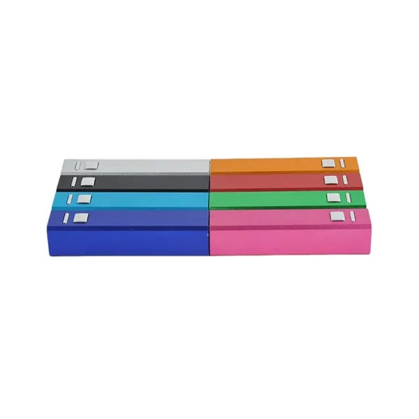 Lipstick-style Aluminum Alloy 2600 mAh Portable Charger