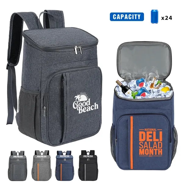 24 Can Insulated Backpack Cooler Bag