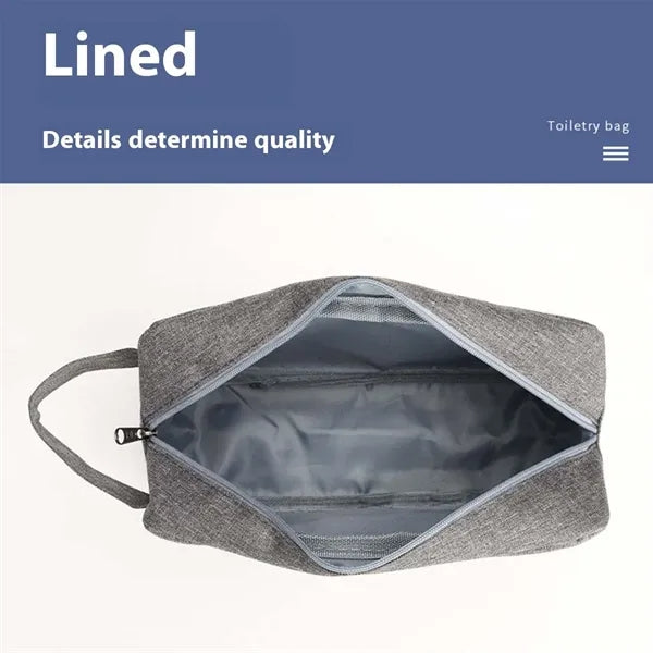 Portable waterproof toiletry cosmetic organizer for travel