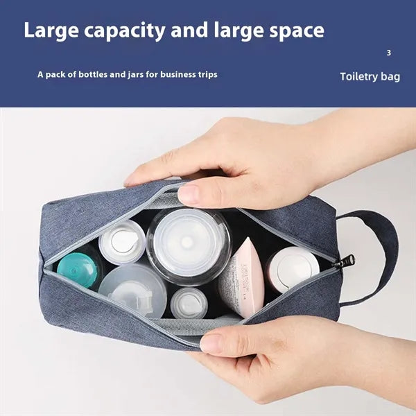 Portable waterproof toiletry cosmetic organizer for travel