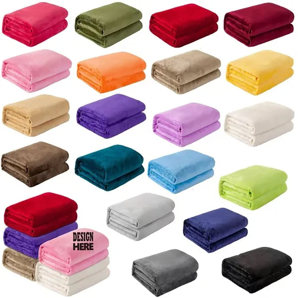 Full-Color Custom-Made Flannel Blanket