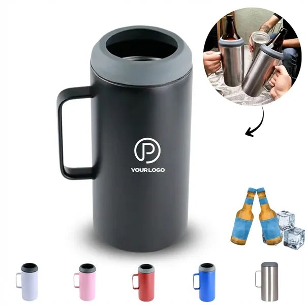 40oz stainless steel insulated bottle holder cooler for beer
