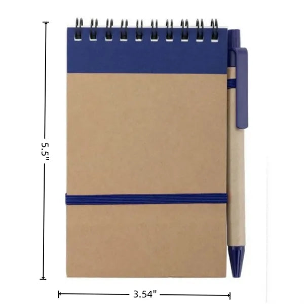 Eco Recycled Notebook Pad with Stylus Pen