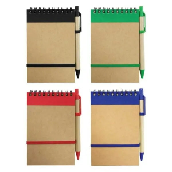 Eco Recycled Notebook Pad with Stylus Pen
