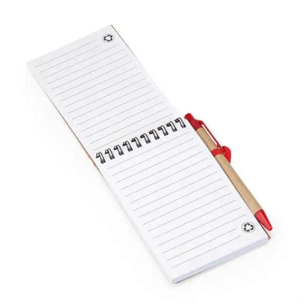 Eco Recycled Notebook Pad with Stylus Pen