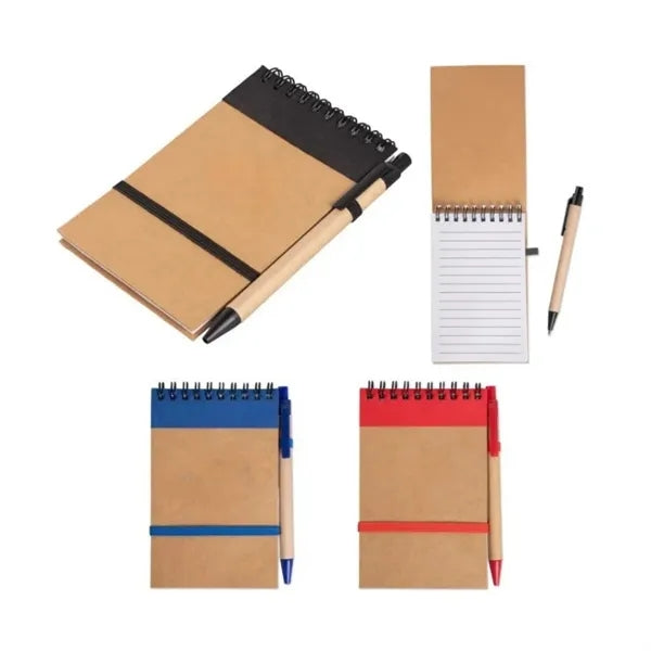 Eco Recycled Notebook Pad with Stylus Pen