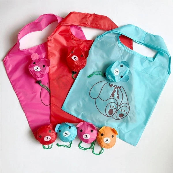 Bear Shaped Folding Tote Bag