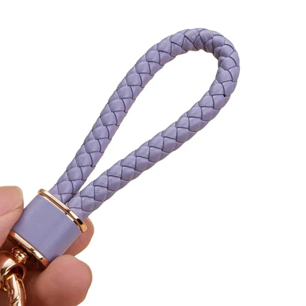 Elegant Braided Car Keychain
