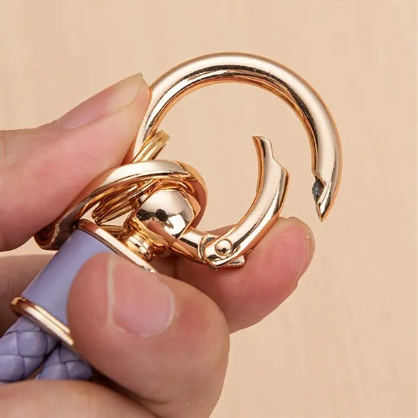 Elegant Braided Car Keychain