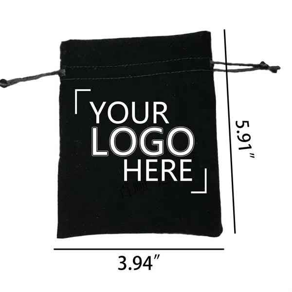 Premium Velvet Drawstring Pouch Jewelry Gift Bag with Logo