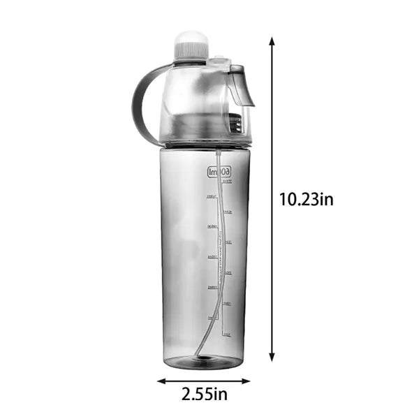 20oz mist spray water bottle leakproof for sports outdoors