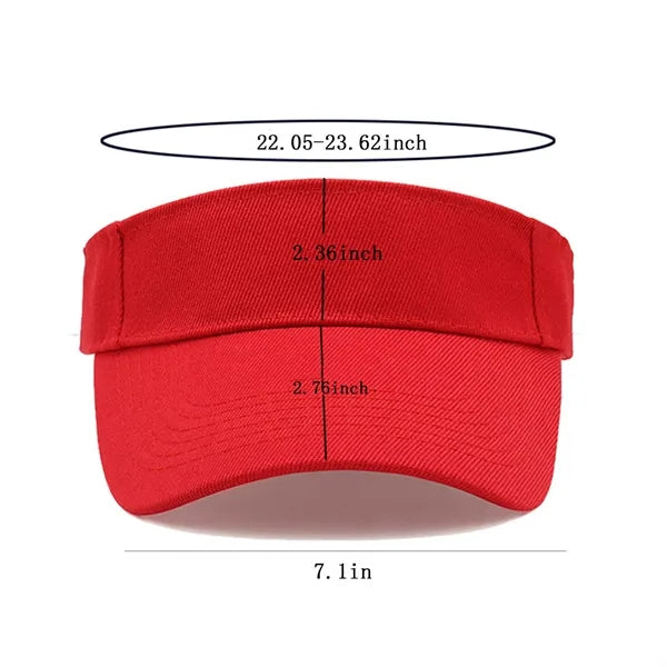 Travel Cotton Hollow Top Cap UV Protection