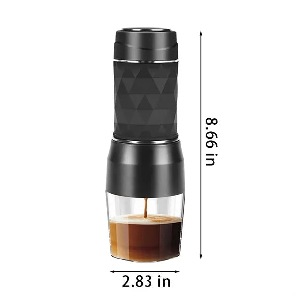 Portable manual espresso maker machine for home travel