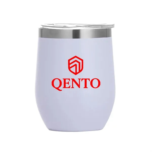 12 Oz Stainless Steel Eggshell Thermos Cup Customizable