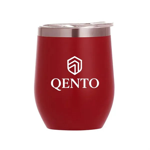 12 Oz Stainless Steel Eggshell Thermos Cup Customizable