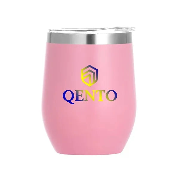 12 Oz Stainless Steel Eggshell Thermos Cup Customizable