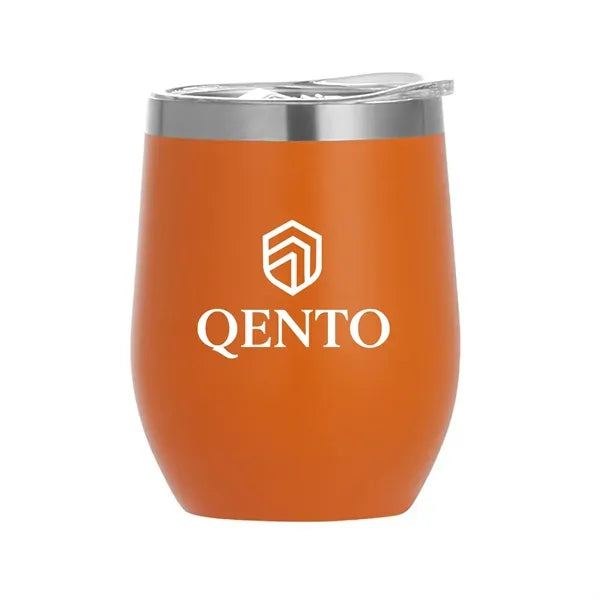 12 Oz Stainless Steel Eggshell Thermos Cup Customizable