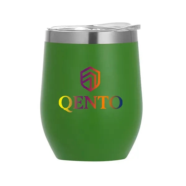 12 Oz Stainless Steel Eggshell Thermos Cup Customizable