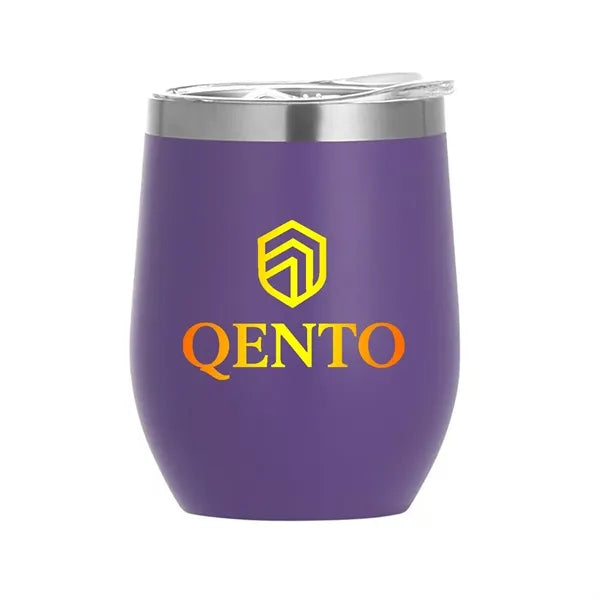 12 Oz Stainless Steel Eggshell Thermos Cup Customizable