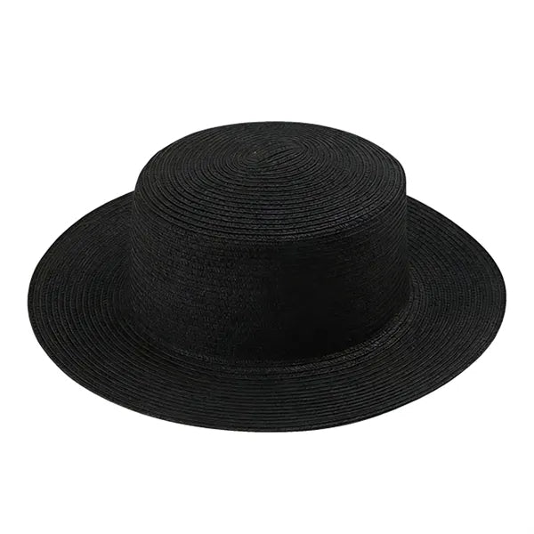 Straw Boater Hat Custom Logo