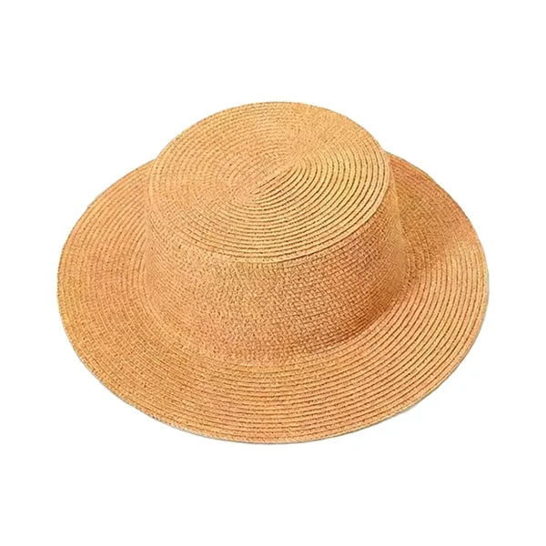 Straw Boater Hat Custom Logo