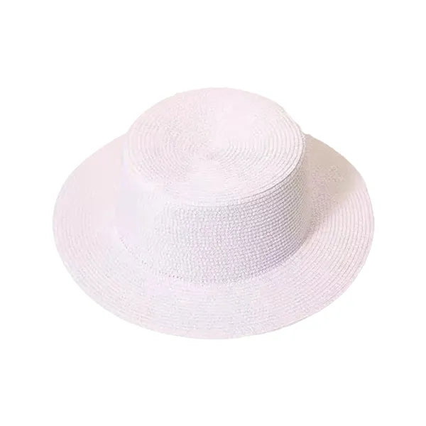 Straw Boater Hat Custom Logo