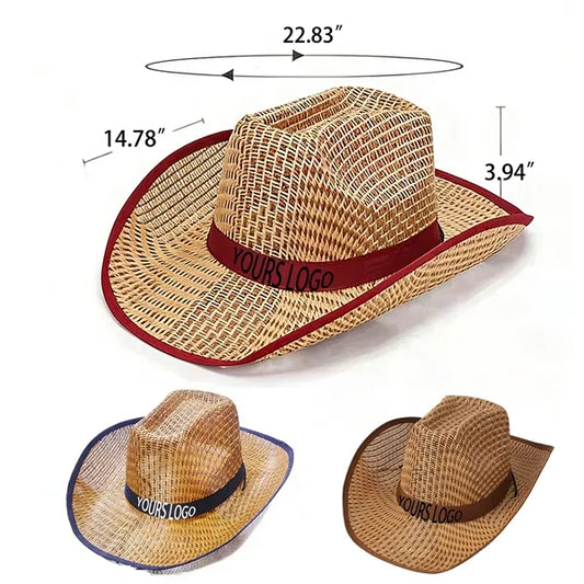 Straw Sun Hat Upturned Brim