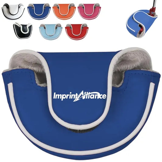 Synthetic Leather Golf Putter Headcover with Soft Interior