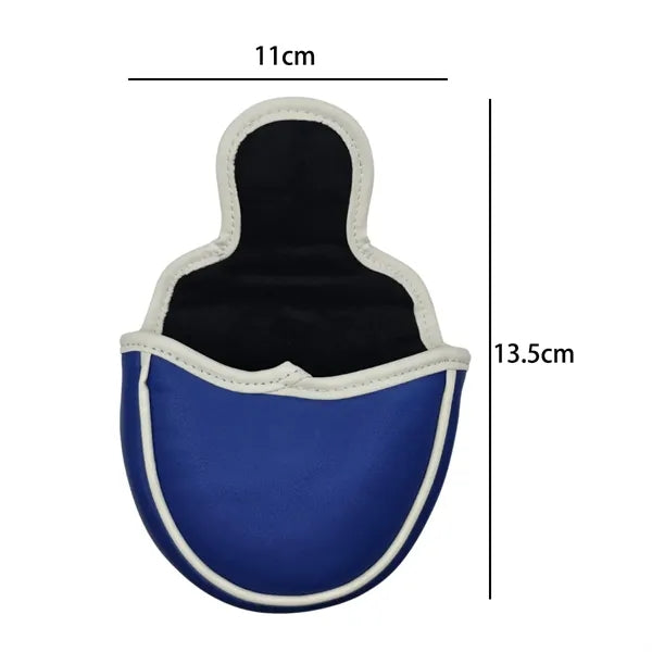 Synthetic Leather Golf Putter Headcover with Soft Interior