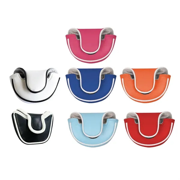Synthetic Leather Golf Putter Headcover with Soft Interior