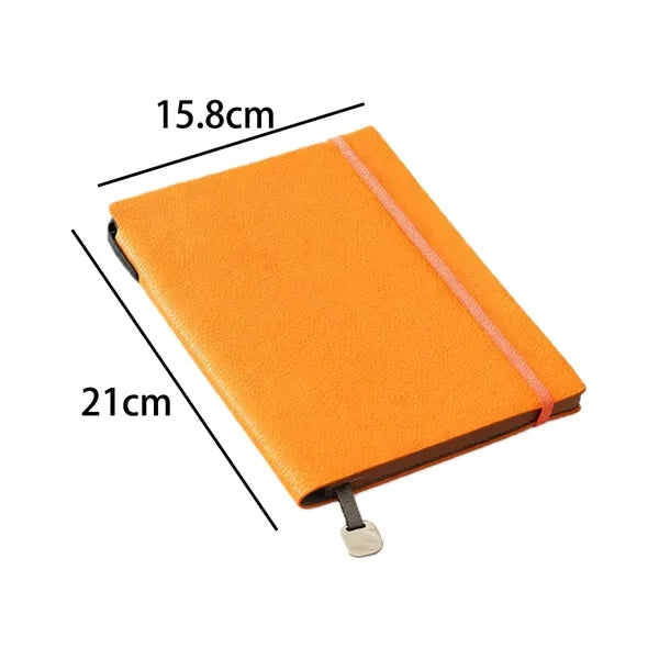 A5 PU Leather Notebook with Elastic Band