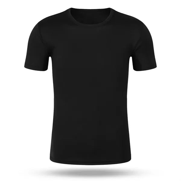 Quick-Dry Round Neck T-Shirt, Workwear wi