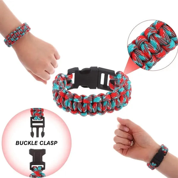 Outdoor Survival Paracord Bracelet