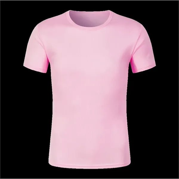 Quick-Dry Round Neck T-Shirt, Workwear wi