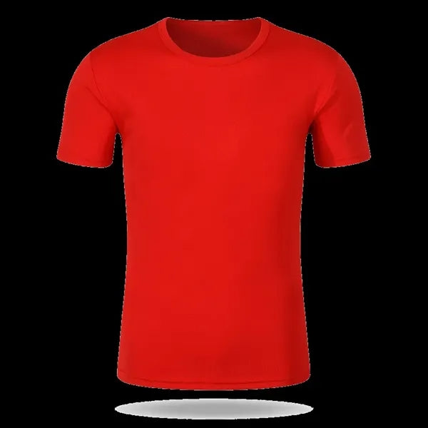 Quick-Dry Round Neck T-Shirt, Workwear wi